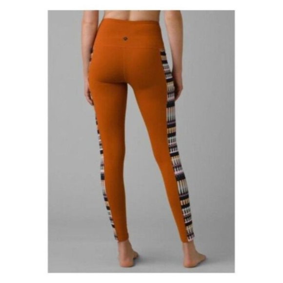 Prana Leggings Womens XS Laye Gingerbread Tivoli Striped Sides‎ Pockets New - Picture 13 of 16